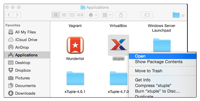 2-open-xTuple-application-mac