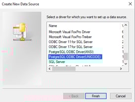 Create New Data Source