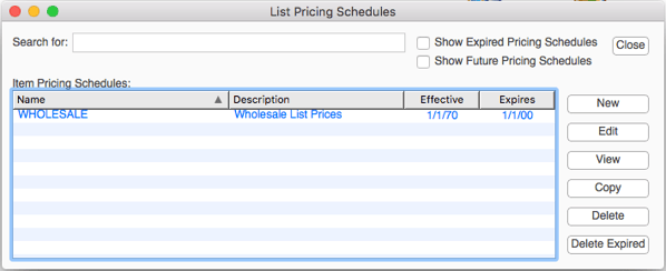 listPricingSchedules