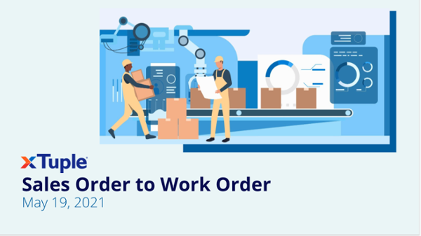 Sales order to work order screen